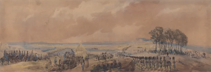 Troops Returning to the Camp at Chobham