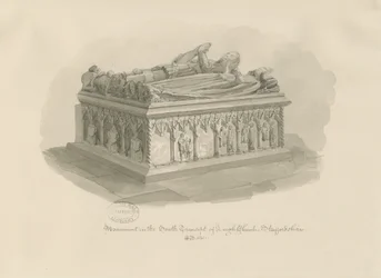 Leigh Church - Monument of Sir John Aston