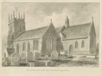 Sandon Church, 1841