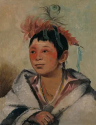 One Sitting in the Clouds, a Boy