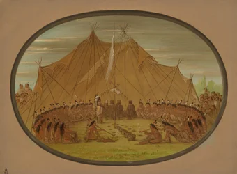 A Dog Feast - Sioux, 1861-1869