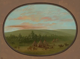 A Sioux Village, 1861-1869