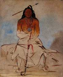 Ah-sháw-wah-róoks-te, Medicine Horse, a Grand Pawnee Brave