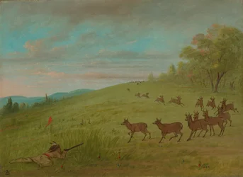 Antelope Shooting - Assinneboine, 1861-1869