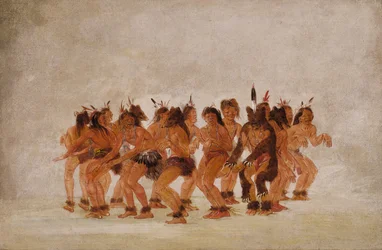 Bear Dance, Preparing for a Bear Hunt, 1835-1837
