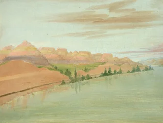 Beautiful Clay Bluffs, 1900 Miles above St. Louis