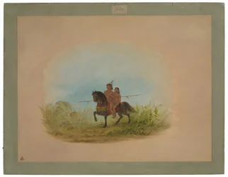 Bride and Groom on Horseback - Connibo