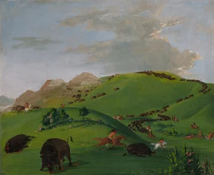 Buffalo Chase, Mouth of the Yellowstone