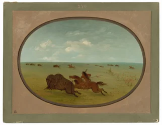 Buffalo Chase, Sioux Indians, Upper Missouri