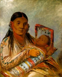 Chée-ah-ká-tchée, Wife of Nót-to-way