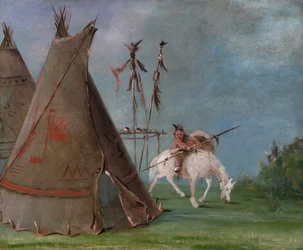 Comanche Lodge of Buffalo Skins, 1834-1835