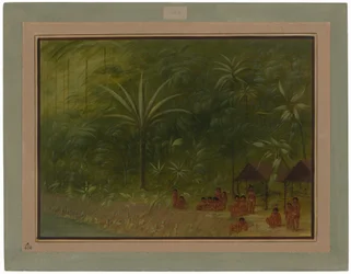 Encampment of Cocomas - Looking Ashore