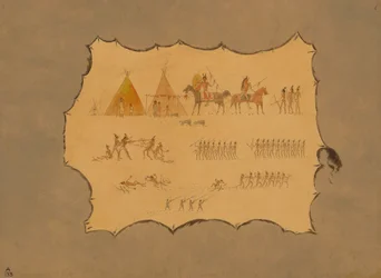 Facsimile of a Cheyenne Robe