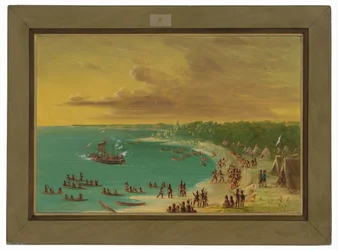 First Sailing of the Griffin on Lake Erie, August 7