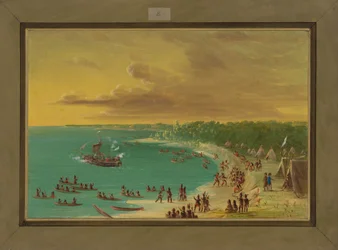 First Sailing of the Griffin on Lake Erie, August 7th 1679, 1847-48