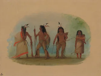 Four Apachee Indians