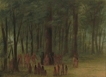 Funeral of Black Hawk - Saukie
