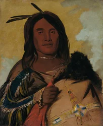 Ka-pés-ka-da, Shell Man, an Oglala Brave, 1832