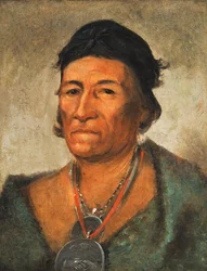 Ko-mán-i-kin, Big Wave, an Old and Distinguished Chief