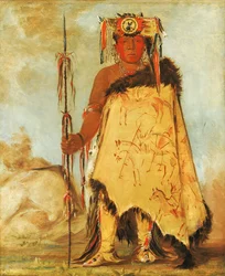 La-wee-re-coo-re-shaw-wee, War Chief, a Republican Pawnee