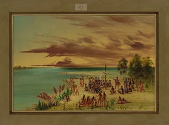 La Salle Claiming Louisiana for France, April 9th 1682