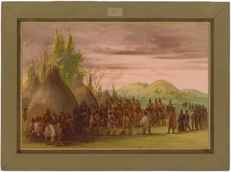 La Salle Received in the Village of the Cenis Indians. May 6