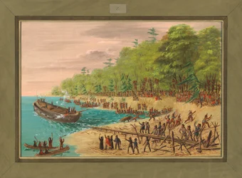 Launching of the Griffin, July 1679, 1847-48