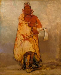 Le-sháw-loo-láh-le-hoo, Big Elk, Chief of the Skidi (Wolf) Pawnee