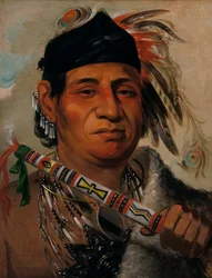 Mah-kee-mee-teuv, Grizzly Bear, Chief of the Tribe, 1831