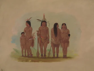 Members of the Payaguas Tribe, 1854-1869