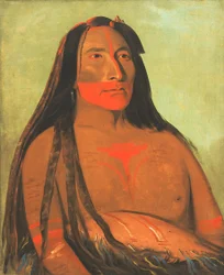 Máh-to-tóh-pa, Four Bears, Second Chief in Mourning, 1832