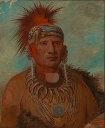 Neu-mon-ya, Walking Rain, War Chief, 1844-1845