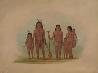 Orejona Chief and Family, 1854-1869