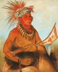 Pah-ta-cóo-chee, Shooting Cedar, a Brave, 1832
