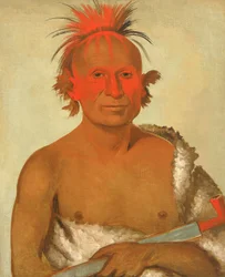 Pash-ee-pa-hó, Little Stabbing Chief, the Younger, One of Black Hawk