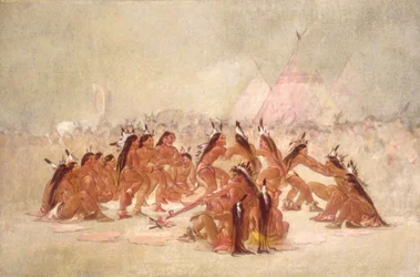 Pipe Dance, Assiniboine, 1835-1837