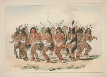 The Bear Dance, Plate 18 from the North American Indian Portfolio