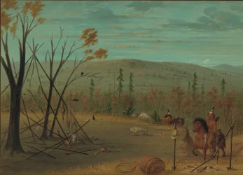The Cheyenne Brothers Returning from Their Fall Hunt, 1861-1869