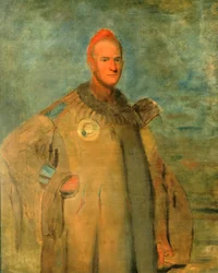 Theodore Burr Catlin, in Indian Costume, 1840-1841