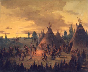 War Dance, Sioux, 1845-1848
