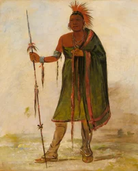 Wash-ím-pe-shee, Madman, a Distinguished Warrior