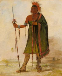 Wash-ím-pe-shee, Madman, a Distinguished Warrior