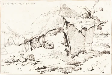 A Village Hut in India