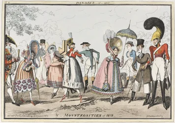 Dandies of 1817 & Monstrosities of 1818, 1818