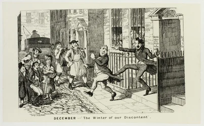 December - "The Winter of Our Discontent" from George Cruikshank