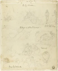 Early Sketches for Falstaff, Midsummer Night