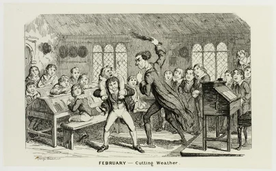 February - Cutting Weather from George Cruikshank
