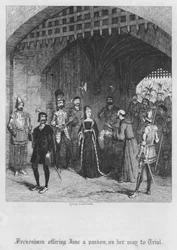 Feckenham offering Jane a pardon, on her way to Trial