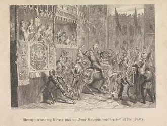 Henry Perceiving Norris Pick Up Ann Boleyn