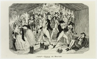 July - Down at Beulah from George Cruikshank